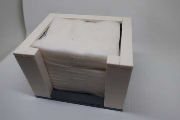 Lego Muji Cotton Pad Holder with Cotton Pads